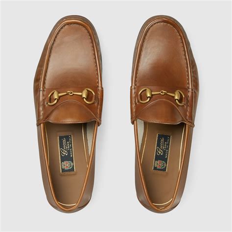 brown gucci 1953 loafers